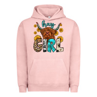 Pigment Salmon hay girl Urban Hoodie - Zillion Design Studio