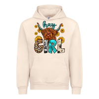 Sandshell hay girl Urban Hoodie - Zillion Design Studio