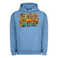 Pigment Pebble Blue desert dreamer Urban Hoodie - Zillion Design Studio