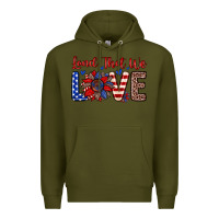 Army Green land that we love Premium Hoodie - Zillion Design Studio