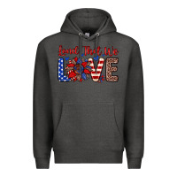 Charcoal Heather land that we love Premium Hoodie - Zillion Design Studio