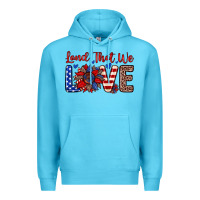 Ocean Blue land that we love Premium Hoodie - Zillion Design Studio