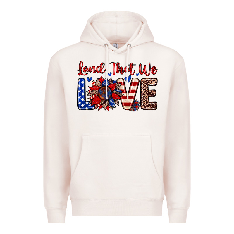 Land That We Love Premium Hoodie by Zillion Design Studio | Teevron