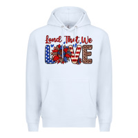 White land that we love Premium Hoodie - Zillion Design Studio
