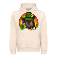 Sandshell st patricks day baby cow shamrock rainbow gold Urban Hoodie - RanaPortraitStore