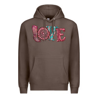 Coffee valentine's day love with boots and gemstone Premium Hoodie - RanaPortraitStore