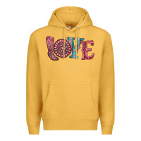 Mustard valentine's day love with boots and gemstone Premium Hoodie - RanaPortraitStore