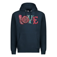 Navy valentine's day love with boots and gemstone Premium Hoodie - RanaPortraitStore