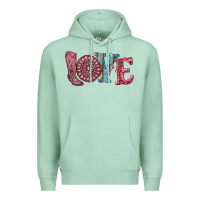 Seafoam valentine's day love with boots and gemstone Premium Hoodie - RanaPortraitStore