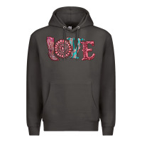 Smoke valentine's day love with boots and gemstone Premium Hoodie - RanaPortraitStore