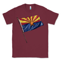 Burgundy arizona flag Classic Tee - BarkalooDesign
