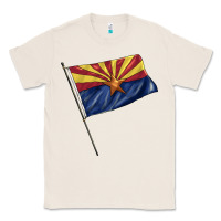 Natural arizona flag Classic Tee - BarkalooDesign