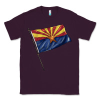 Plum arizona flag Classic Tee - BarkalooDesign