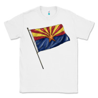 White arizona flag Classic Tee - BarkalooDesign