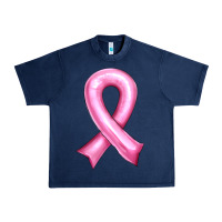 Navy Balloon cancer ribbon Urban Heavy Tee - Artiststas