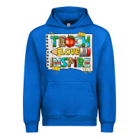 Cobalt teach love inspire Urban Hoodie - texasbilliewilder