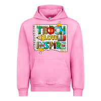 Fuchsia Pink teach love inspire Urban Hoodie - texasbilliewilder