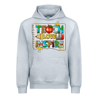 Heather Grey teach love inspire Urban Hoodie - texasbilliewilder