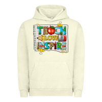 Pigment Pistachio teach love inspire Urban Hoodie - texasbilliewilder