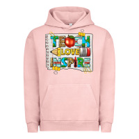 Pigment Salmon teach love inspire Urban Hoodie - texasbilliewilder