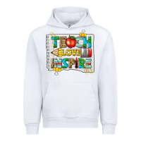 White teach love inspire Urban Hoodie - texasbilliewilder