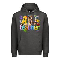 Charcoal Heather art teacher Premium Hoodie - texasbilliewilder