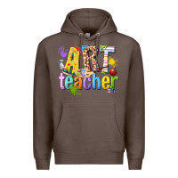 Coffee art teacher Premium Hoodie - texasbilliewilder
