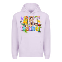 Lilac art teacher Premium Hoodie - texasbilliewilder