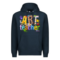 Navy art teacher Premium Hoodie - texasbilliewilder