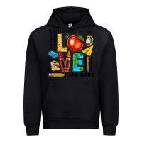 Black teach love inspire teacher Urban Hoodie - texasbilliewilder