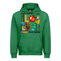 Emerald teach love inspire teacher Urban Hoodie - texasbilliewilder