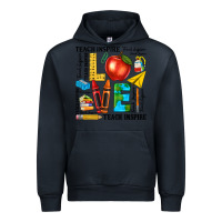 Navy teach love inspire teacher Urban Hoodie - texasbilliewilder
