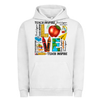 Pigment Lunar Rock teach love inspire teacher Urban Hoodie - texasbilliewilder