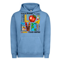 Teach Love Inspire Teacher Urban Hoodie | Teevron