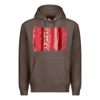 Coffee valentine's day brushstroke Premium Hoodie - RanaPortraitStore