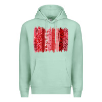 Seafoam valentine's day brushstroke Premium Hoodie - RanaPortraitStore