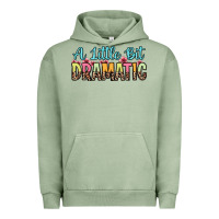 Pigment Oil Green a little bit dramatic Urban Hoodie - Zillion Design Studio