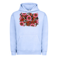 Pigment Grape Ice valentine's day sunflowers leopard cowhide background Urban Hoodie - RanaPortraitStore
