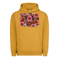 Pigment Peanut Butter valentine's day sunflowers leopard cowhide background Urban Hoodie - RanaPortraitStore