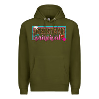 Army Green assistant principal Premium Hoodie - texasbilliewilder