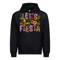 Black let s fiesta Urban Hoodie - Zillion Design Studio