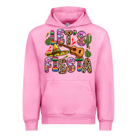 Fuchsia Pink let s fiesta Urban Hoodie - Zillion Design Studio