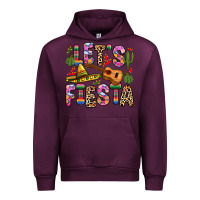 Mauve Wine let s fiesta Urban Hoodie - Zillion Design Studio