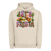 Pigment French Oak let s fiesta Urban Hoodie - Zillion Design Studio