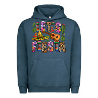 Pigment Midnight Navy let s fiesta Urban Hoodie - Zillion Design Studio
