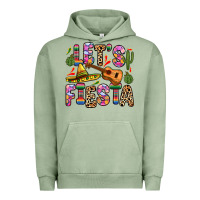 Pigment Oil Green let s fiesta Urban Hoodie - Zillion Design Studio