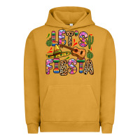 Pigment Peanut Butter let s fiesta Urban Hoodie - Zillion Design Studio