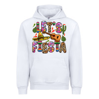 White let s fiesta Urban Hoodie - Zillion Design Studio