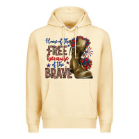 Pina Colada home of the free because of the brave Premium Hoodie - Zillion Design Studio