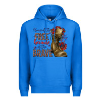 True Royal home of the free because of the brave Premium Hoodie - Zillion Design Studio